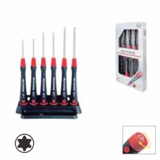 Wiha PicoFinish Torx® Screwdriver Set - Handle with Rotating Cap and Rapid-Turning Zone - 6 pcs - 03765
